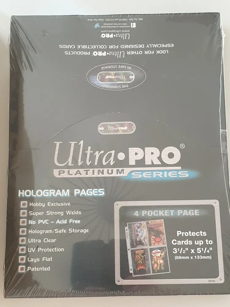 UltraPro Folie na 4 karty Platinum
