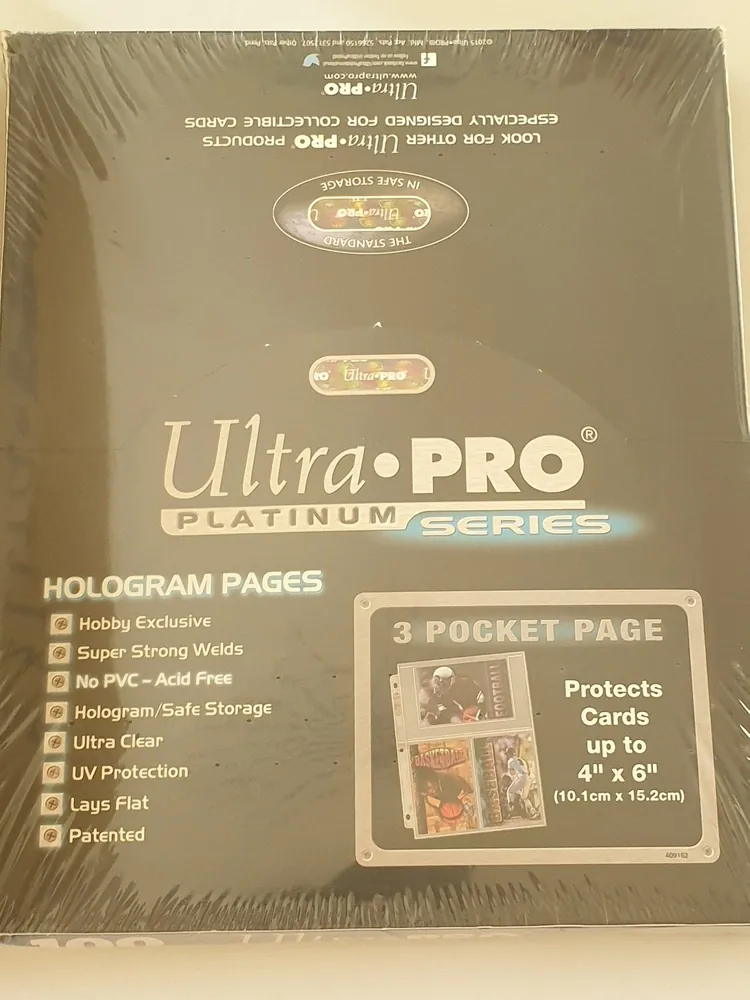 UltraPro Folie na 3 karty Platinum