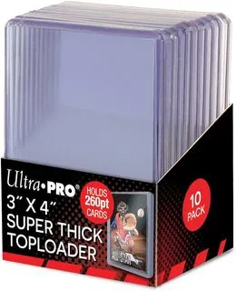 UltraPro Toploader Super Thick 260pt (v balení 10ks)