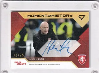 Hašek Ivan SportZoo Hrdí lvi 2024 Moment of History AUTO /25 č.MHS-IH