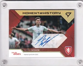 Schick Patrik SportZoo Hrdí lvi 2024 Moment of History AUTO /25 č.MHS-PS
