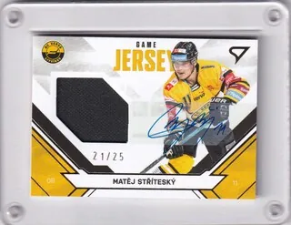 Stříteský Matěj SportZoo ELH 2021-22 Game Jersey /25 Signature č.JS-MS