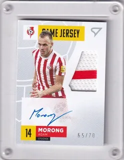 Morong Adam SportZoo Fortuna Liga 2021-22 Game Jersey Auto /70 č.GJ-AM