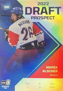 Alscher Marek MK Národní tým 2021-22 93. pozice-Florida Panthers Draft Prospects /100 č.DP-05