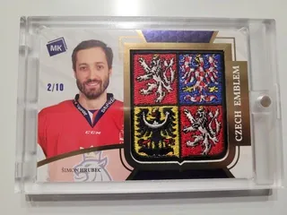 Hrubec Šimon MK Národní tým 2021-22 Czech Emblem - Blue /10 č.E-02