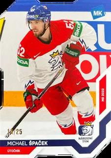 Špaček Michael MK Národní tým 2021-22 Die-Cut /25 č.53