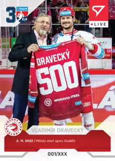 Vladimír Dravecký SportZoo Tipsport ELH  2022-23 Live /28 č.L030