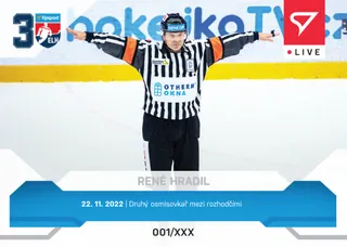 René Hradil SportZoo Tipsport ELH  2022-23 Live /35 č.L037