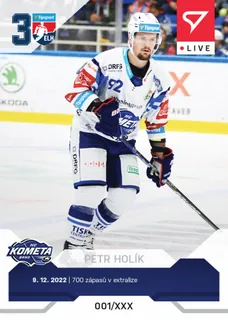 Petr Holík SportZoo Tipsport ELH  2022-23 Live / č.L046