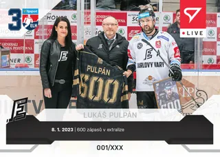 Lukáš Pulpán SportZoo Tipsport ELH  2022-23 Live /38 č.L066