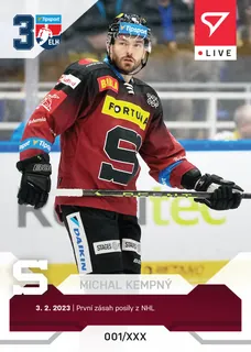 Michal Kempný SportZoo Tipsport ELH  2022-23 Live /46 č.L085