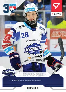 Eduard Šalé SportZoo Tipsport ELH  2022-23 Live /157 č.L086