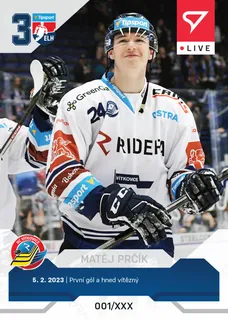 Matěj Prčík SportZoo Tipsport ELH  2022-23 Live /48 č.L089