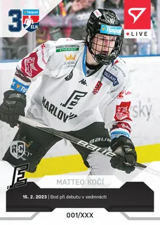 Matteo Kočí  SportZoo Tipsport ELH  2022-23 Live /44 č.L090