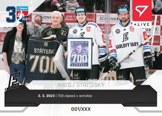 Matěj Střítecký SportZoo Tipsport ELH  2022-23 Live /26 č.L098