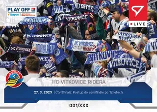 HC Vítkovice SportZoo Tipsport ELH  2022-23 Live /51 č.L110