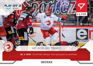 Třinec vs Sparta  SportZoo Tipsport ELH  2022-23 Live /39 č.L111