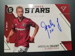 Zelený Jaroslav SportZoo Fortuna liga  2022-23 I.série Signed Stars - Level 2 - /149 č.SL2-JZ