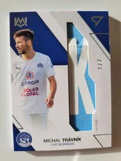Trávník Michal SportZoo Fortuna liga  2022-23 I.série UNIQUE MARK 7/7 "K"