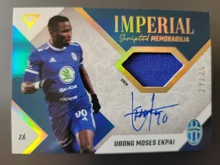 Moses Ekpai Ubong SportZoo Fortuna liga 2022-23 II.série Imperial Scripted Memorabilia /25 č.IM-UE