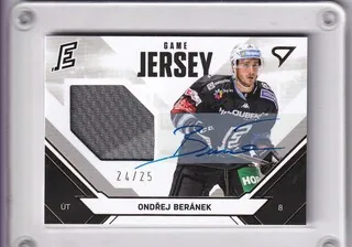 Beránek Ondřej SportZoo ELH 2021-22 Game Jersey /25 Signature č.JS-OB