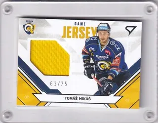 Mikúš Tomáš SportZoo ELH 2021-22 Game Jersey /75 č.JS-TM