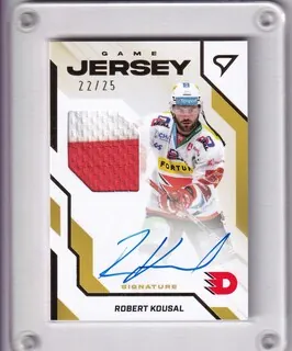 Kousal Robert SportZoo ELH 2022-23 Game Jersey AUTO /25 č.GJS-RK