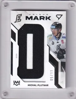 Plutnar Michal SportZoo ELH 2022-23 SportZoo TELH 2021-22 II.série Unique Mark Sign /11 č.UM-MP