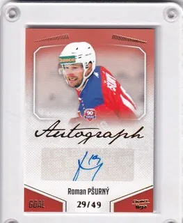 Pšurný Roman Goal Cards 2022-23 Autograph /49 č.A71