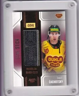 Čachotský Tomáš Goal Cards 2022-23 Game Used Stick /35 č.GUS-01