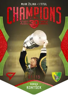 Kontšek Roman SportZoo Tipos II.série 2022-23 Champions 1993-2003 /15 RED č.CH-18