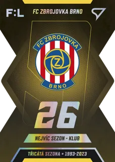 FR Zbrojovka Brano  SportZoo Fortuna liga 2022-23 II.série Třicátá Sezona F:L č.TS-09