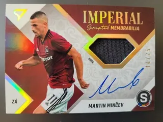 Minčev Martin SportZoo Fortuna liga 2022-23 II.série Imperial Scripted Memorabilia /25 č.IM-MM