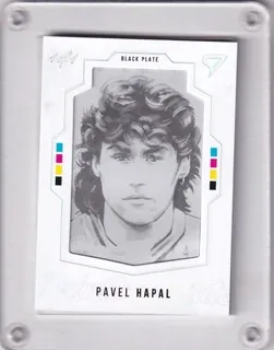 HAPAL PAVEL SportZoo Dekády Fotbalové ligy 2023 Portrét Printing Plate 1/1 č.PP20 "BLACK"