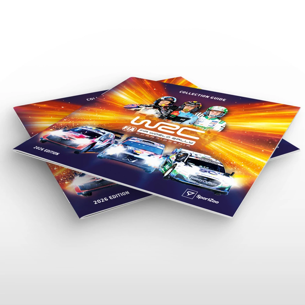 FIA WRC sběratelské kartičky SportZoo 2026 - Brožura