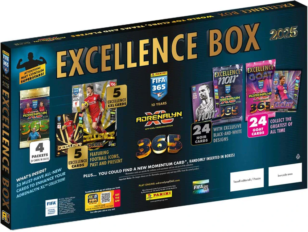 Box PANINI FIFA 365 2024-25 ADRENALYN EXCELLENCE