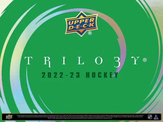 Box NHL Upper Deck Trilogy Hobby 2022-23