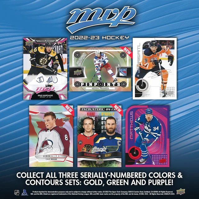 Balíček NHL Upper Deck MVP 2022-23 Hobby