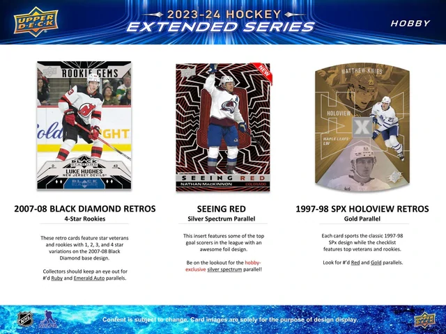 Balíček NHL Upper Deck Extended 2023-24 Hobby