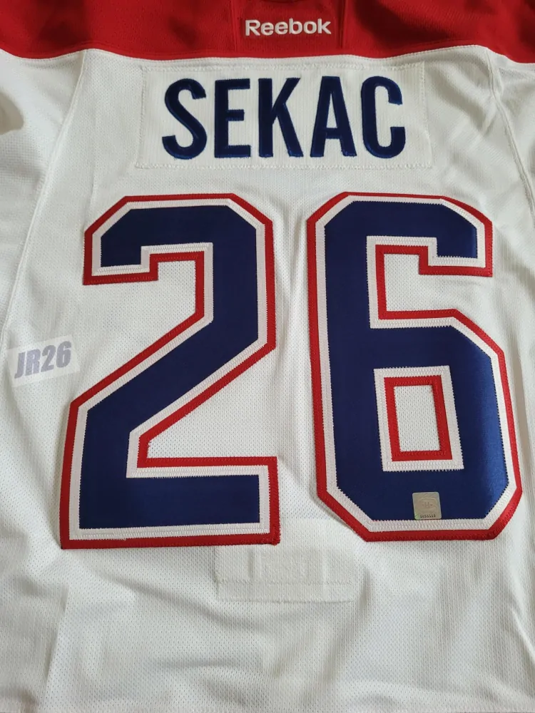 Sekáč Jiří Montreal Game-Issued Away Jerseys 2014-15 NHL