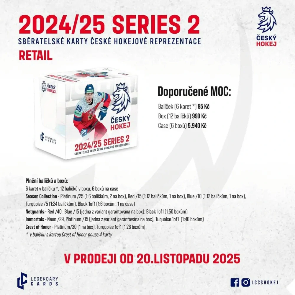 Balíček LC - Český Hokej - Series 2 Retail