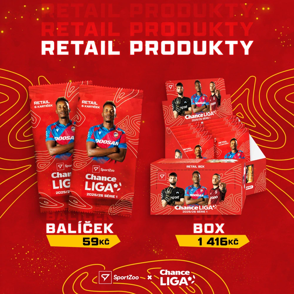 Balíček SportZoo Chance Liga 2025-26 I.série Retail
