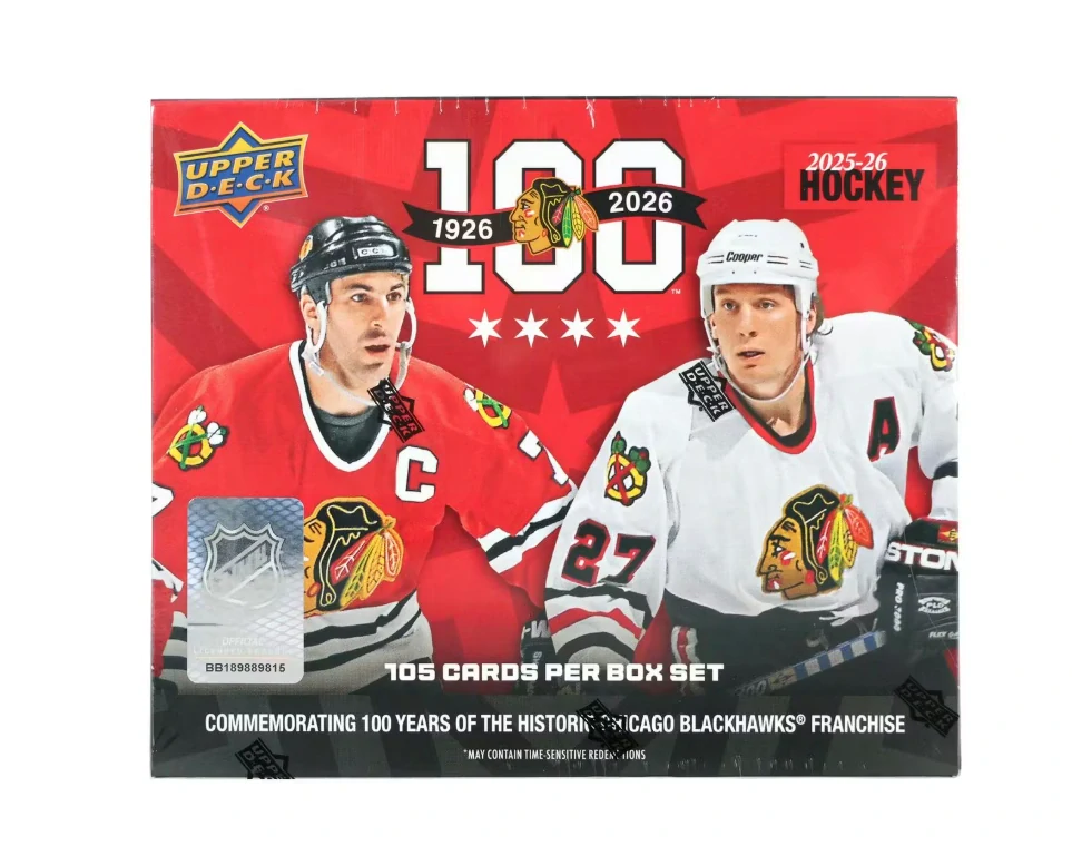 Box Upper Deck Chicago Blackhawks Centennial Hockey