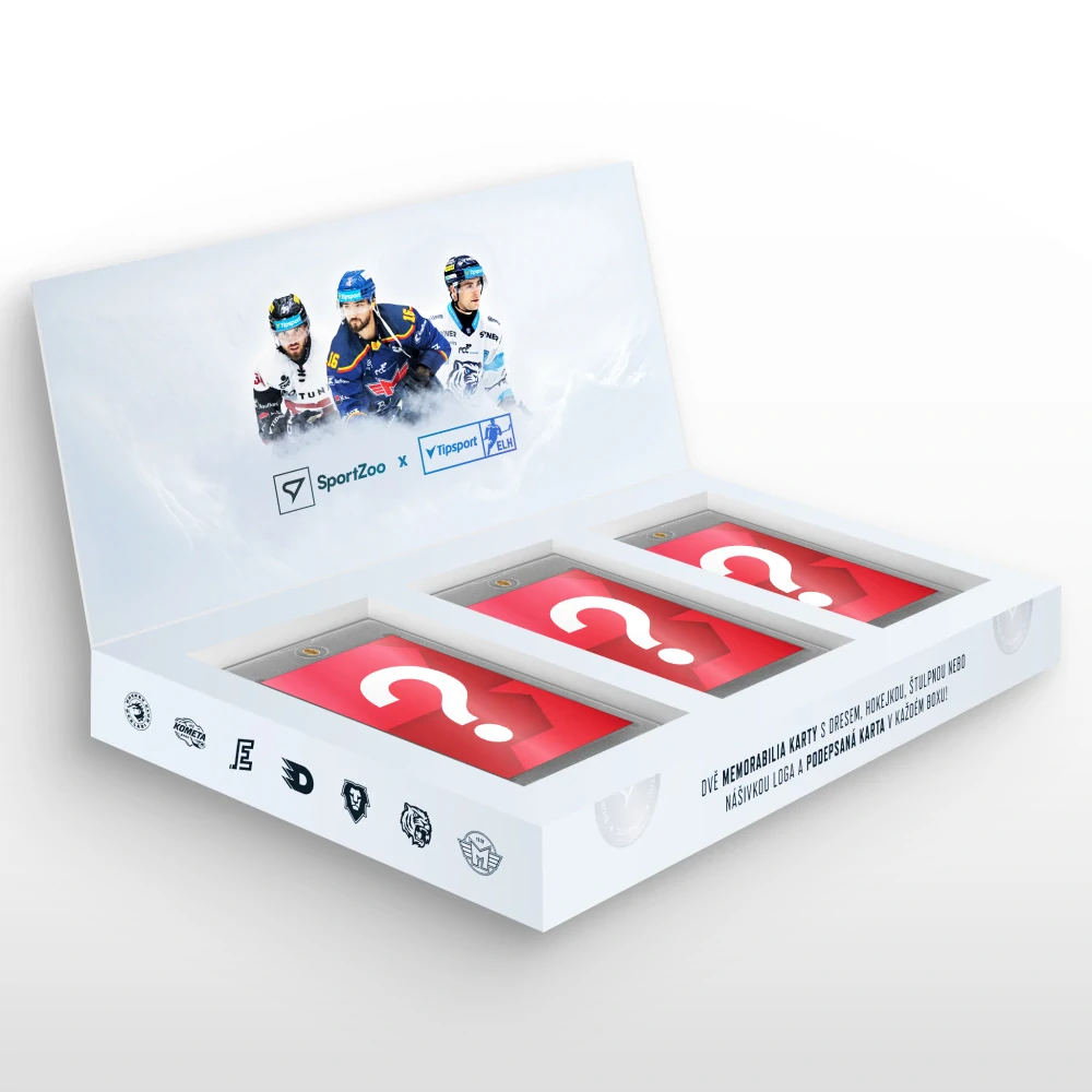 Sběratelské hokejové karty SportZoo Tipsport ELH 2025/26 II. série – Exclusive Case