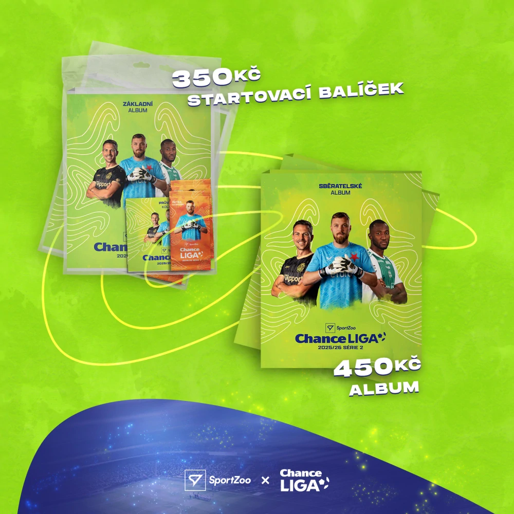 Album SportZoo Chance Liga 2025-26 II.série PŘEDPRODEJ