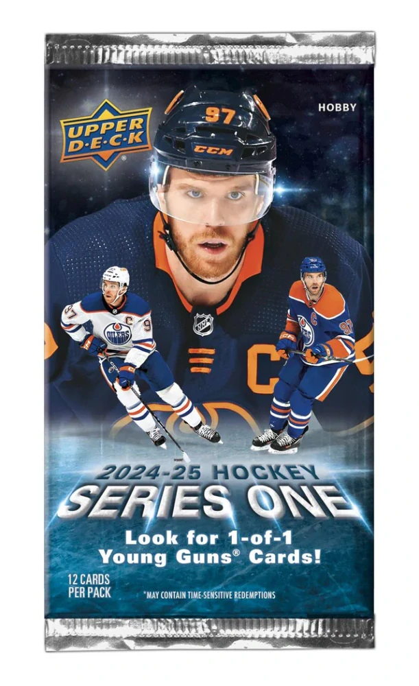 Sběratelské hokejové karty NHL 2024/25 Upper Deck Series 1 Hockey Hobby Box  