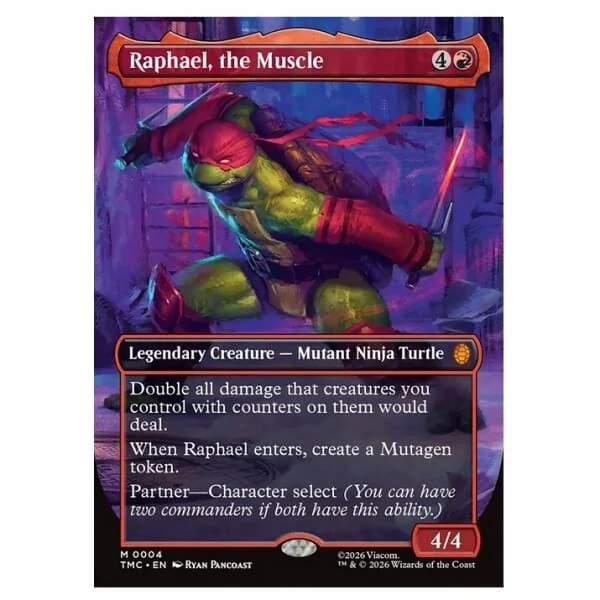 Sběratelské karty Želvy Ninja Turtles Magic 2026 balíček (EN = anglická verze)
