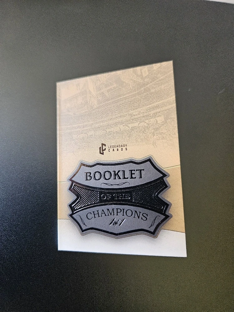 Kubalík Dominik LC Golden Prague Belongs to Us 2024 Booklet Champions 1of1 č.BOC-18