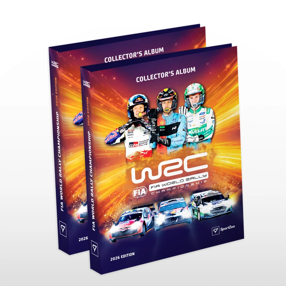 FIA WRC sběratelské kartičky SportZoo 2026 - Album