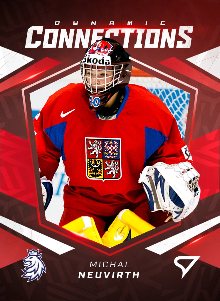  Pavelec - Neuvirth SportZoo ČR Rep. 2025 Dynamic Connections 3D č.DC-11